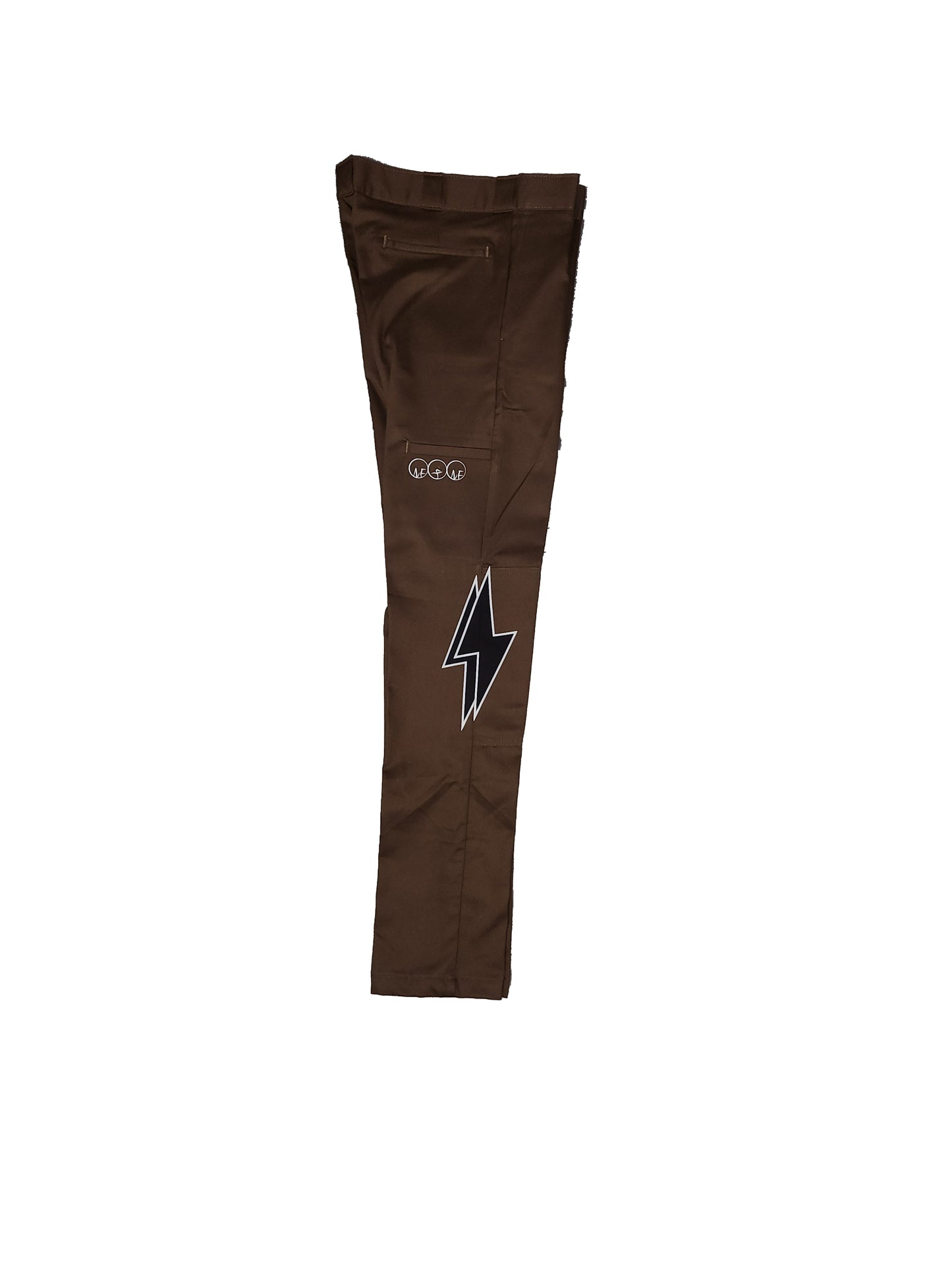 Lightning Bolt Pants (Brown)