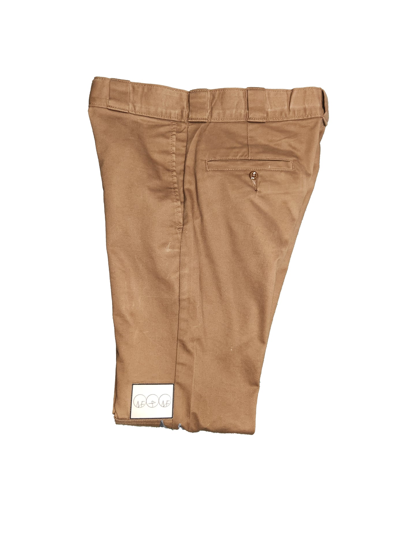 Leather Lightning Bolt Pants (Brown)