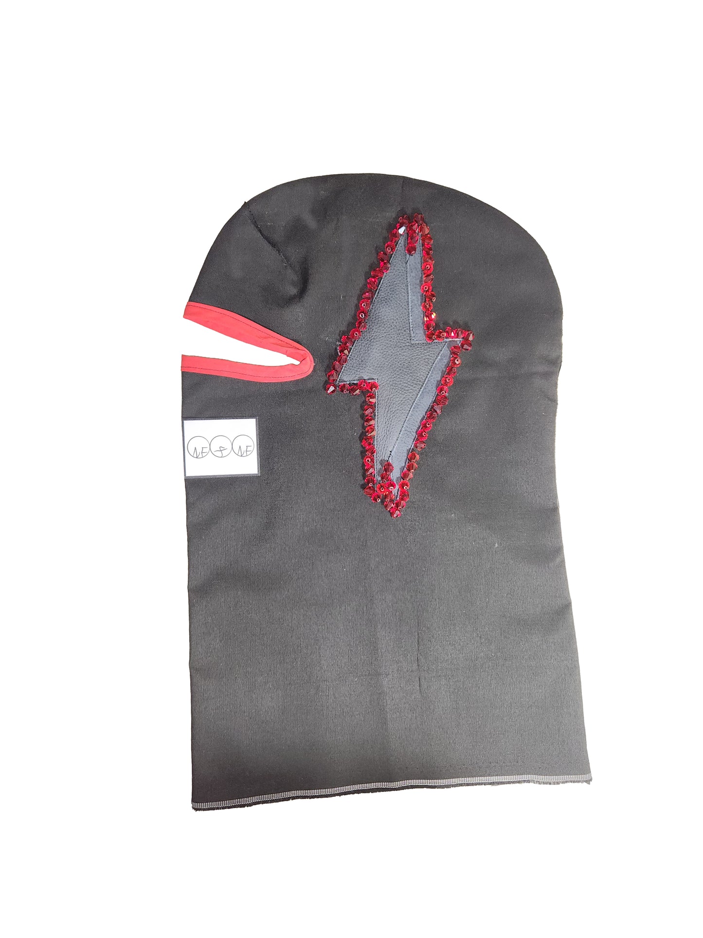 Double Leather Lightning Bolt (Red)