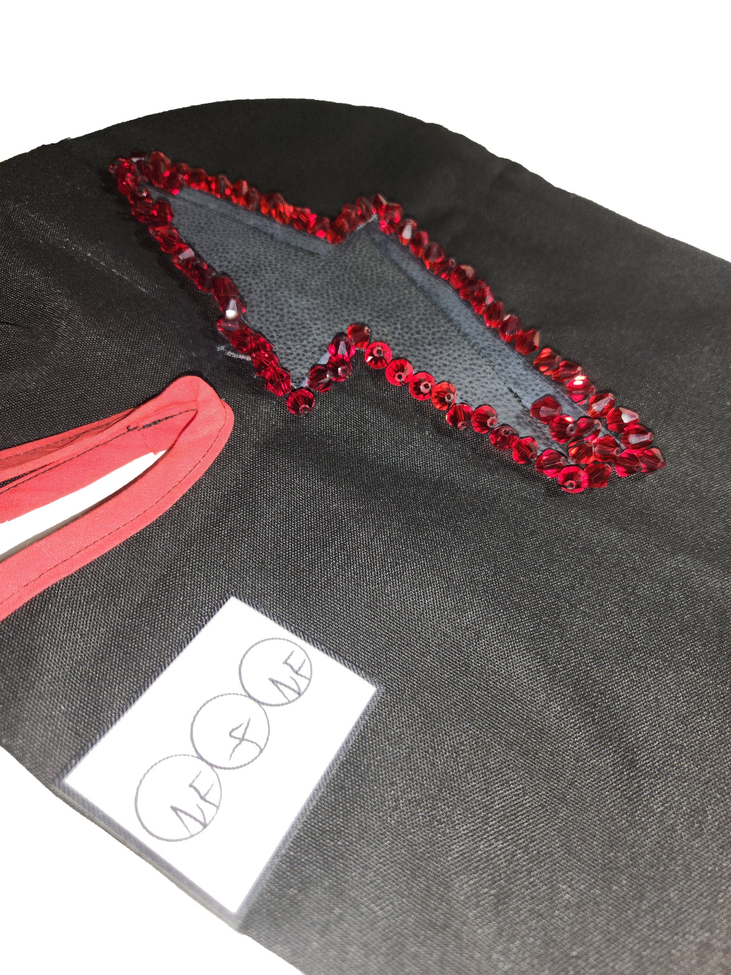 Double Leather Lightning Bolt (Red)