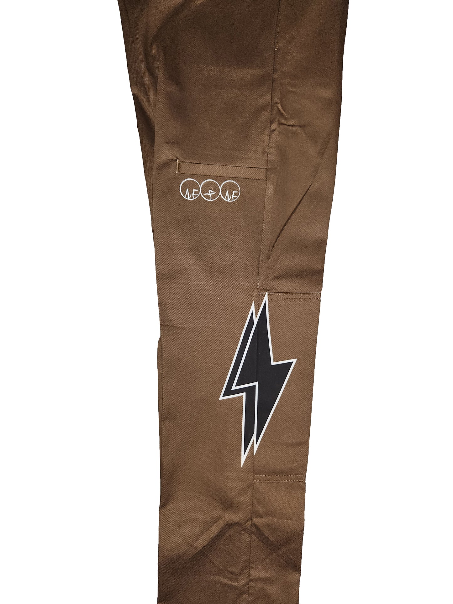 Lightning Bolt Pants (Brown)
