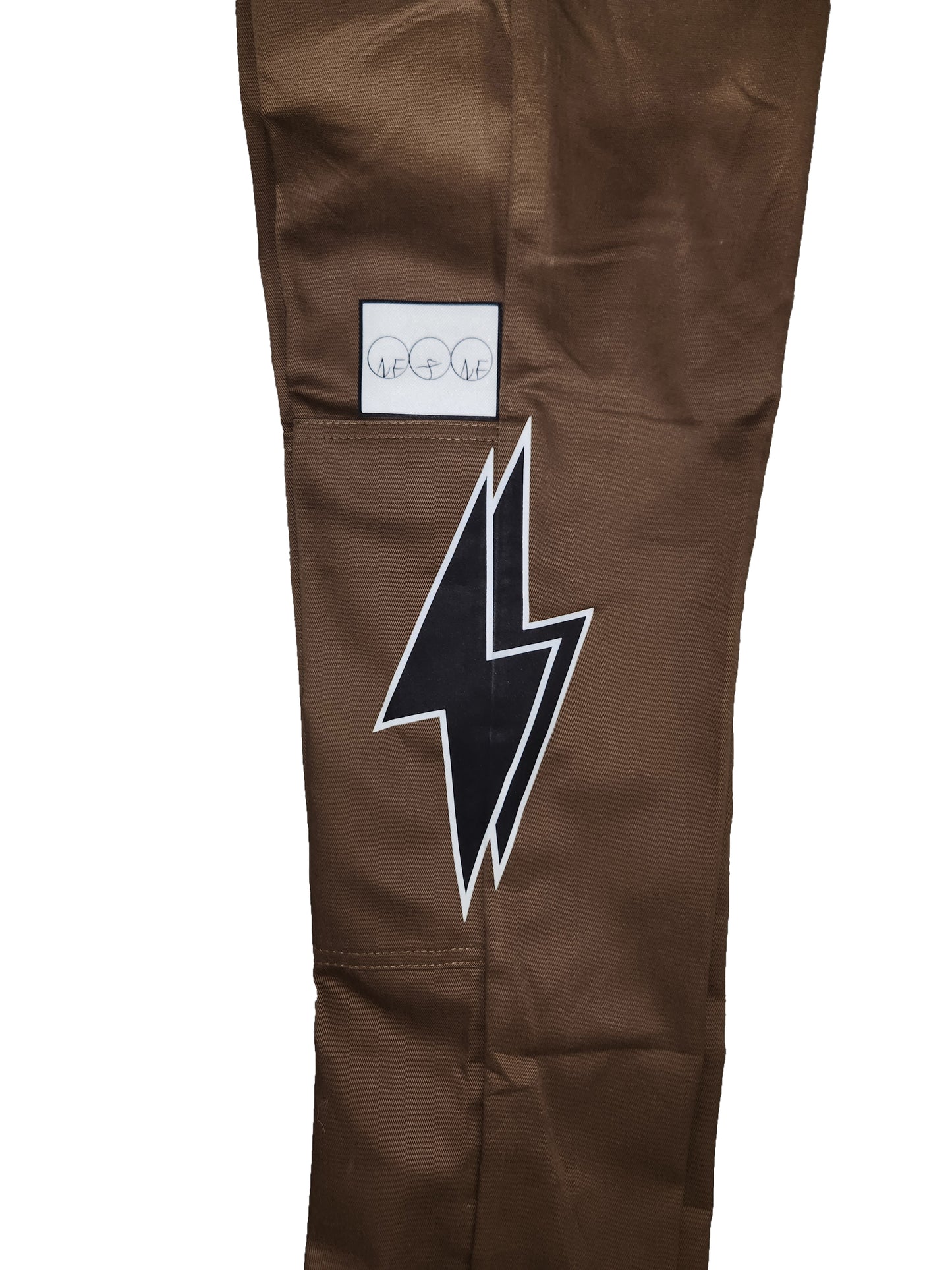 Lightning Bolt Pants (Brown)