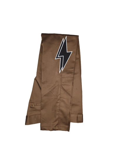 Lightning Bolt Pants (Brown)