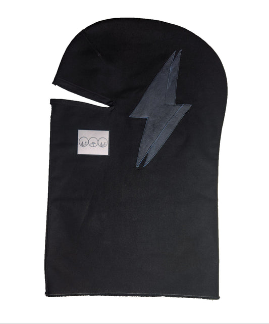 Double Leather Lightning Bolt With Zipper