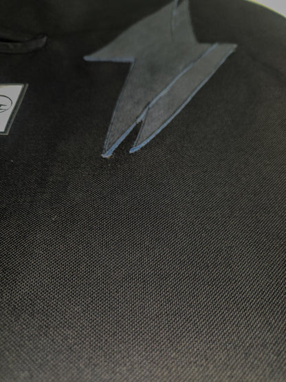 Double Leather Lightning Bolt With Zipper