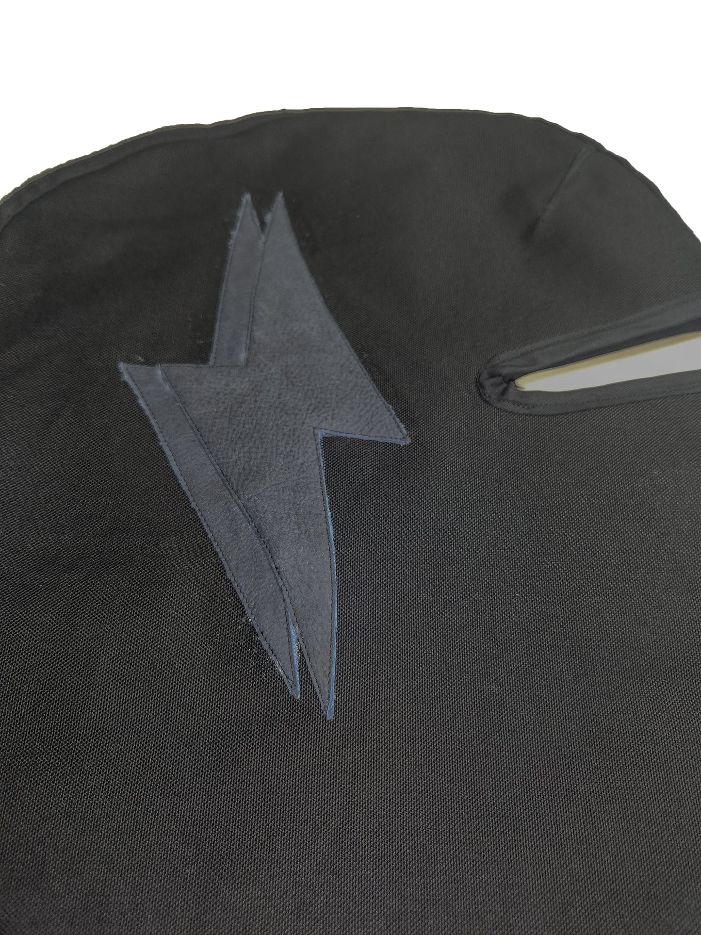 Double Leather Lightning Bolt With Zipper