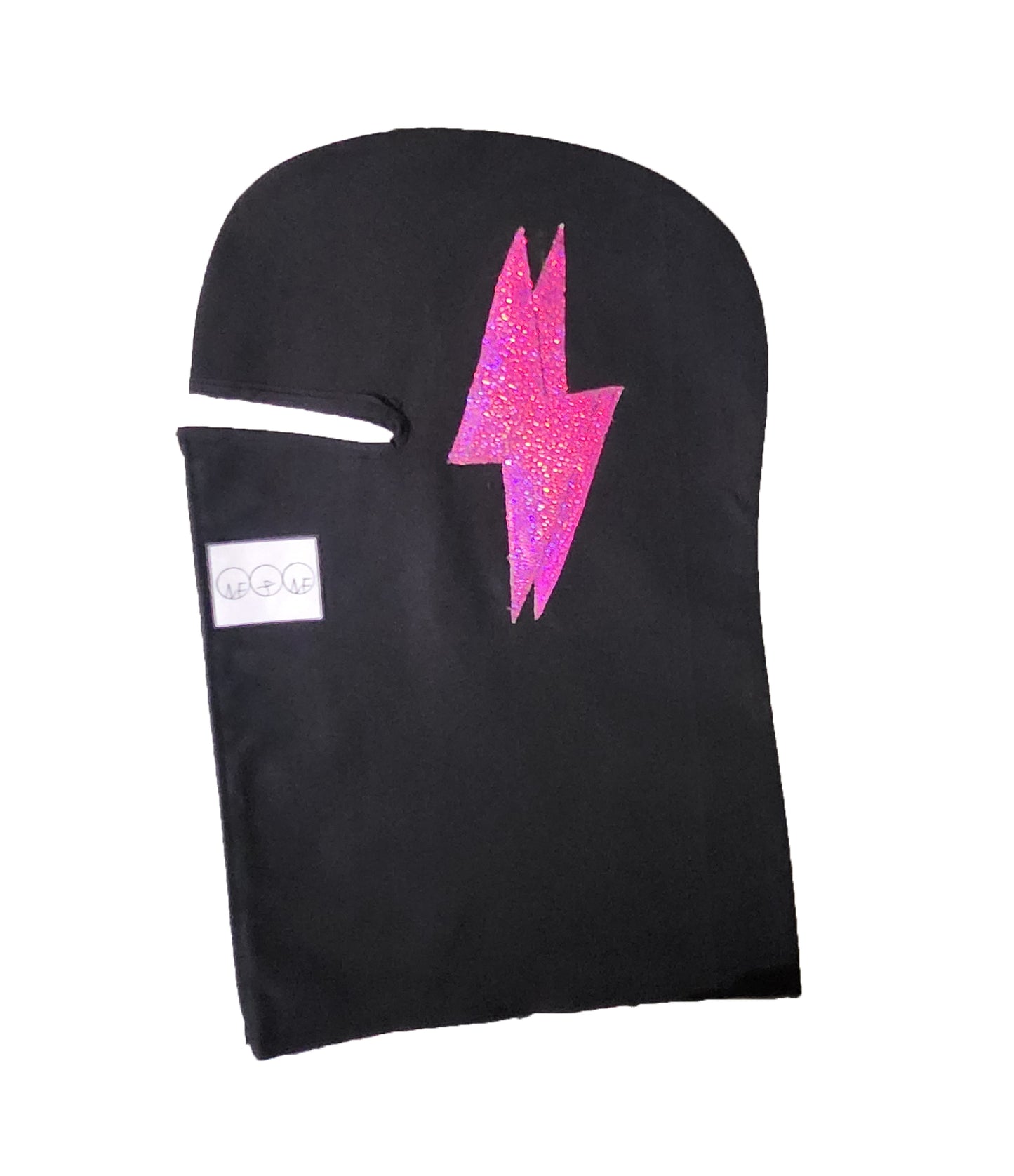 Double Leather Lightning Bolt With Zipper (Pink Stingray)