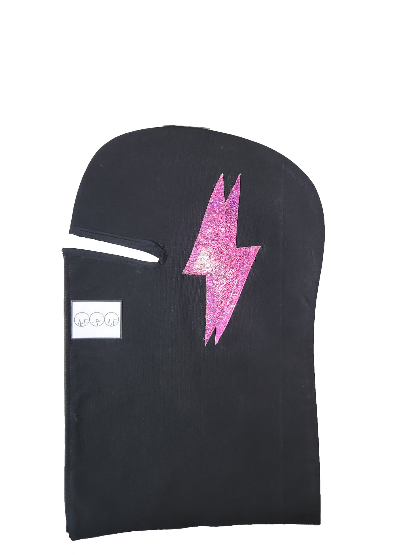 Double Leather Lightning Bolt With Zipper (Pink Stingray)